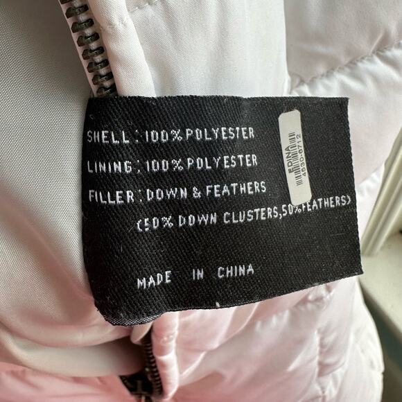 Steve Madden White Down Puffer Coat - Picture 8 of 9